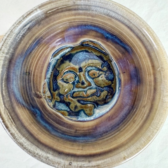 Ceramic Handmade Face Goblet Cups (set of 2) - Picture 4 of 10